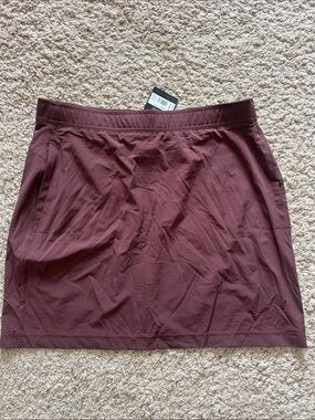 Eddie Bauer Escape Lite Skirt in redwood NWT Sz L
